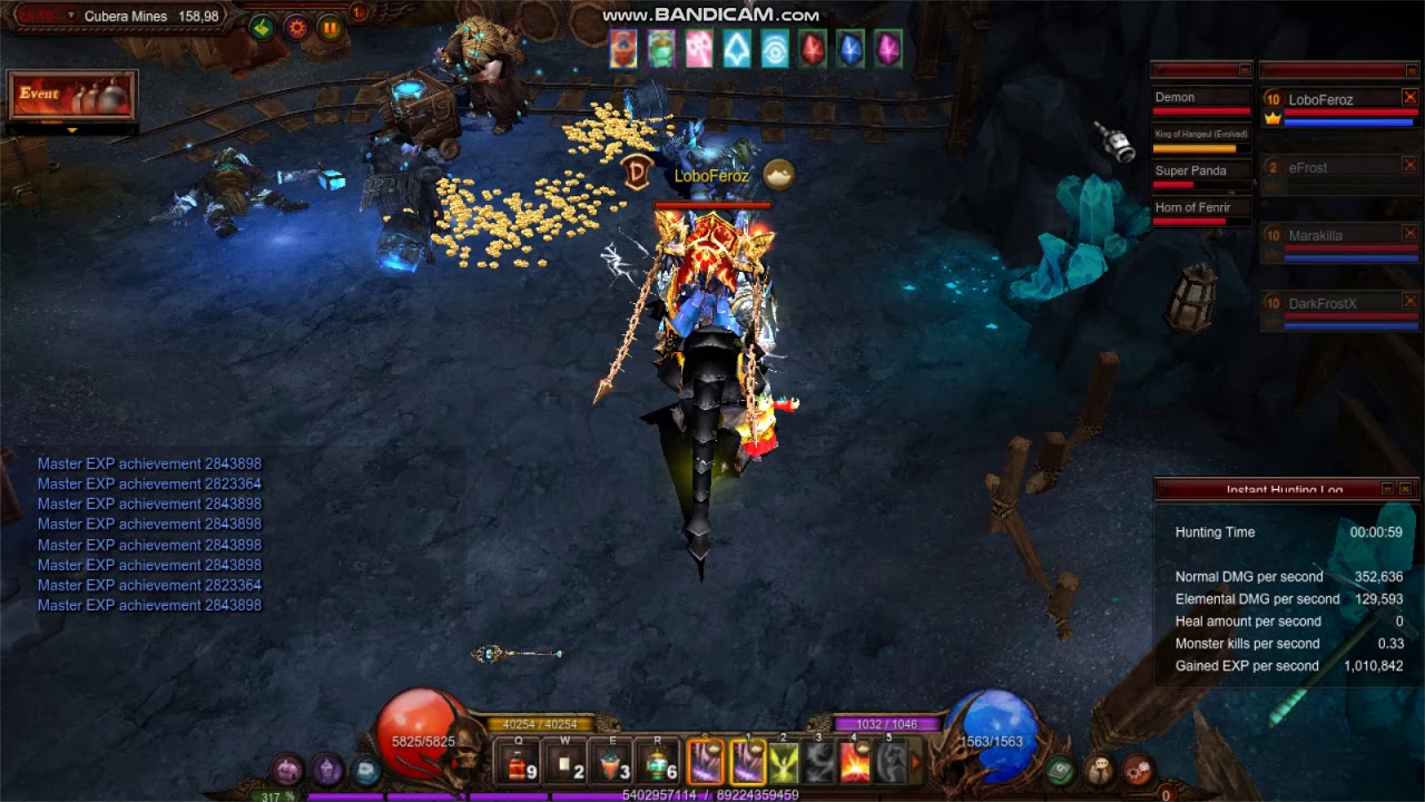 Agility Rage Fighter Solo  and  EE -New Map Cubera - Mu Online Season 14