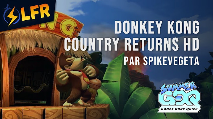 Donkey Kong Country Returns HD en 1:35:56 (Any% Original Mode) [SGDQ2025]