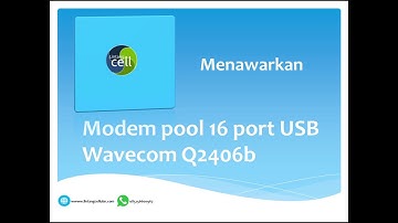 Modem pool 16 port USB Wavecom
