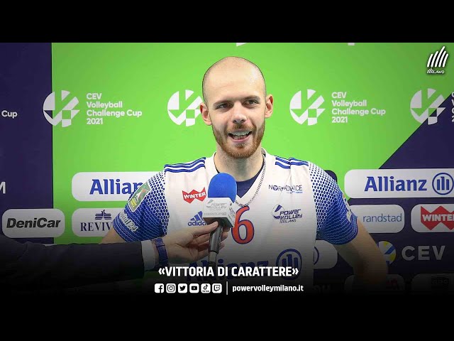 CEV Challenge Cup, intervista post Milano - Ankara di Riccardo Sbertoli