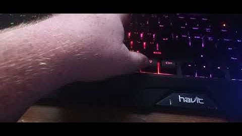 My Magic Eagle Havit Game Series keyboard