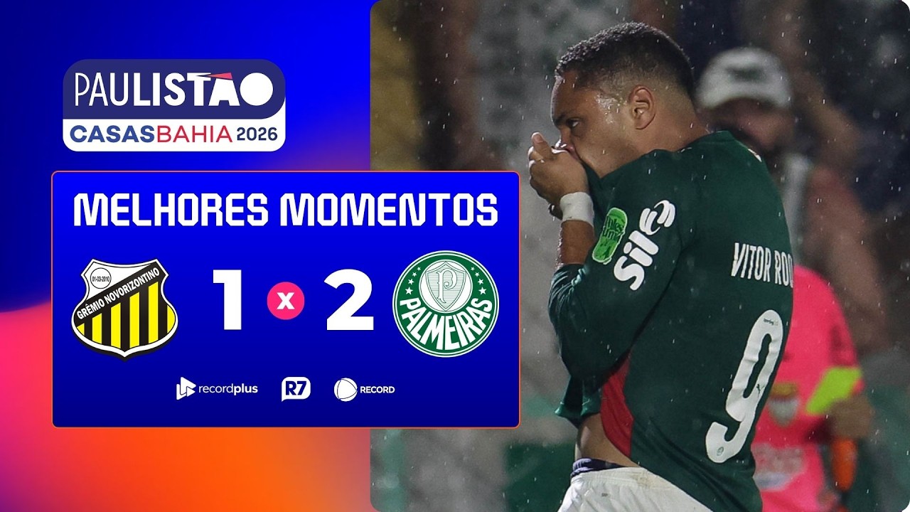 NOVORIZONTINO 1 X 2 PALMEIRAS | MELHORES MOMENTOS DA FINAL DO PAULISTÃO