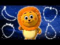 Luke il leone impara i nomi dei frutti in italiano mentre osserva le stelle