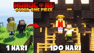 100 Hari di Minecraft Hardcore tapi One Piece