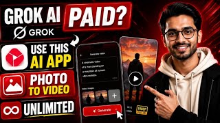 Grok AI Paid? 😱 Use This AI App For FREE! 🔥 Unlimited AI Videos screenshot 1