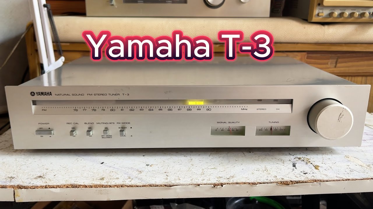 Testing the Yamaha T-3 tuner. - YouTube