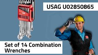 USAG U02850865 Set of 14 Combination Wrenches 2026