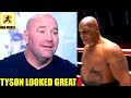 MMA Community react to the return of Mike Tyson against Roy Jones Jr. in an exhibition bout,Dana