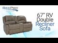 67 rv double recliner  recpro