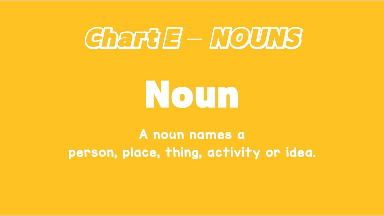 Chart E Essentials Noun YouTube