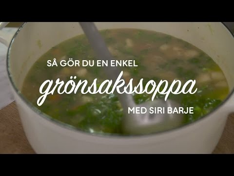 Video: Grönsakssoppa Med Bönor