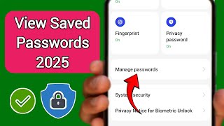 How to View Saved Passwords on Mobile (Android & iPhone) | Step-by-Step Guide 2025