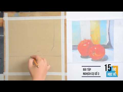 Video: Cách Vẽ Tĩnh Vật Bằng Bột Màu