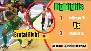 Mataks FC vs Veitongo FC OFC Futsal Champions Leg 2024 Highlights|OFC Futsal Champions Leg Highlight