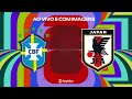 BRASIL X JAPÃO | AO VIVO E COM IMAGENS | ELIMINATÓRIAS DA COPA 2026 ROBLOX | tvgloboroblox