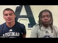 IEMG SPORTS WEEKLY: Aquinas Falcons RBs JoJo Solis and Champ Brown Interview