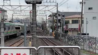 E233系3000番台横コツE-12編成+E231系1000番台横コツS-10編成上野東京ライン普通熱海行き蓮田駅到着