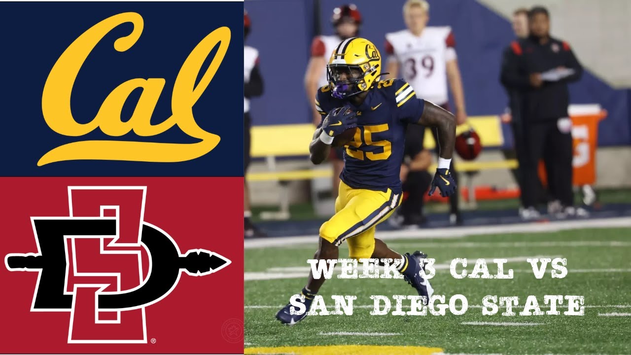 Week 3 Cal vs. SDSU Game Highlights California Secures Dominant 3110