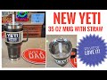 New yeti 35 oz tumbler with handle  straw review