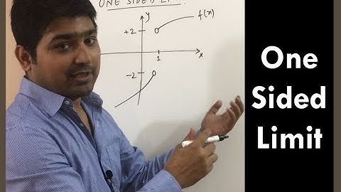 One Sided Limit in Hindi - 02