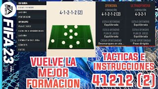 ? LAS TACTICAS META DE FIFA VUELVE A SER 41212 (2) ✅ | TACTICAS E INSTRUCCIONES 41212 (2)