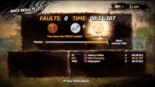 Trials Evolution Playthrough - Part 1 -  C License (Easy Tracks)