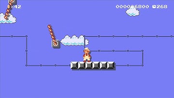 Super Mario Maker Levels: "Snake Blocks in the Sky"