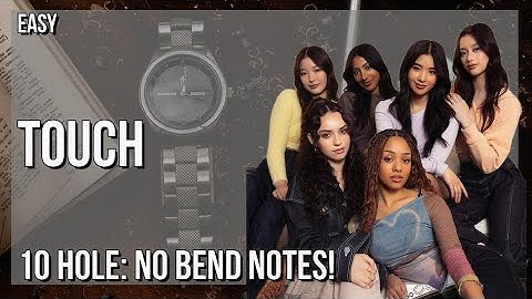 SUPER EASY: How to play Touch  by Katseye on Diatonic Harmonica 10 Holes (Tutorial)