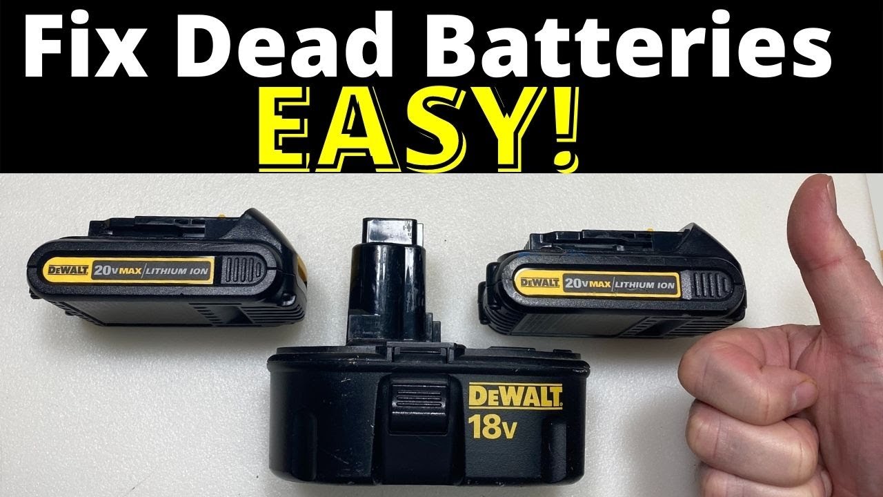 Have a Cordless Tool Battery Won't Recharge? You Can Fix That.