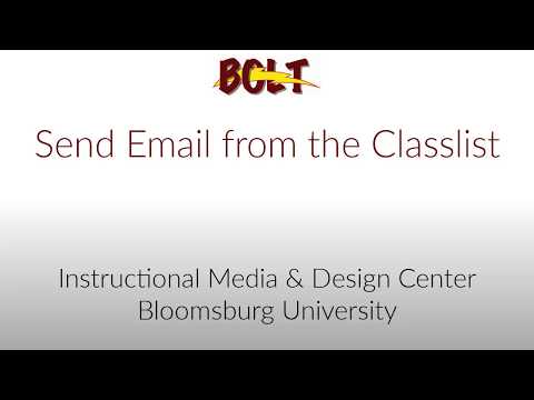 BOLT Students Send Email