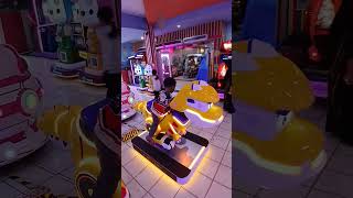 topeng monyet odong dino lucu kuning menyala goyang seru dan hello kitty hijau pink | #trending