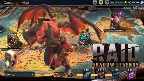 Raid: Shadow Legends- clearing 12. Brimstone Path stage 7(normal) and Epilogue: The Light of Lumaya
