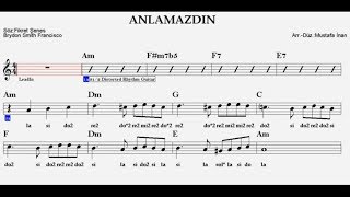 ANLAMAZDIN--Am--:Flute,Guitar,Violin,Keyboard,Melodica. Resimi