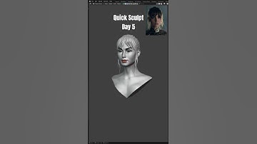 Quick Sculpt - Day 5 #blender #sculpting #zbrush #bladerunner #3d #digitalsculpting
