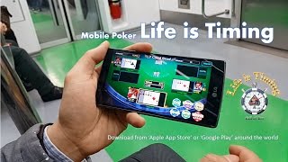 Mobile Poker 'LIFE IS TIMING' free iPhone, iPad, Android Texas Holdem & 7Card Stud screenshot 2