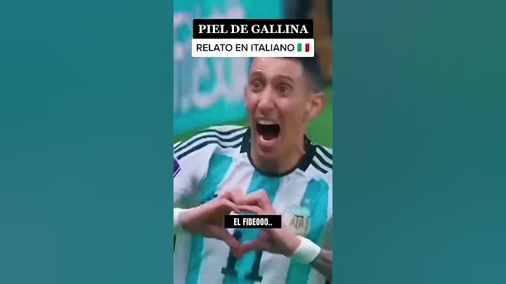 emocionante relato Italiano al gol de Di Maria en la final del mundo