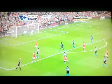 Ashley Young class finish against Arsenal 8/28