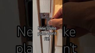 Easy fix #doorhandle #strike #plate #easy #shortsvideo #shorts #diy
