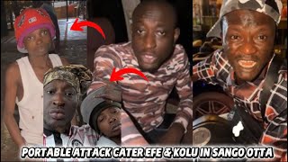 See How Portable Attack & Arrests Kolu, Carter Efe & His Team at Odogwu Bar in Sango Otta