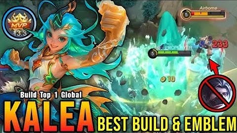 The Next OP Hero?! New Hero Kalea Best Build and Emblem!! - Build Top 1 Global Kalea ~ MLBB