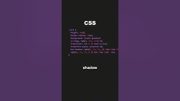 Объёмная карточка на CSS и HTML #frontend #javascript #css #html