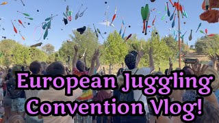 EUROPEAN Juggling Convention Vlog | Juggling Travel Vlog Part 1