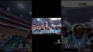 Cam Newton’s first touchdown back as a Carolina Panther #viral #shorts #fyp #nfl