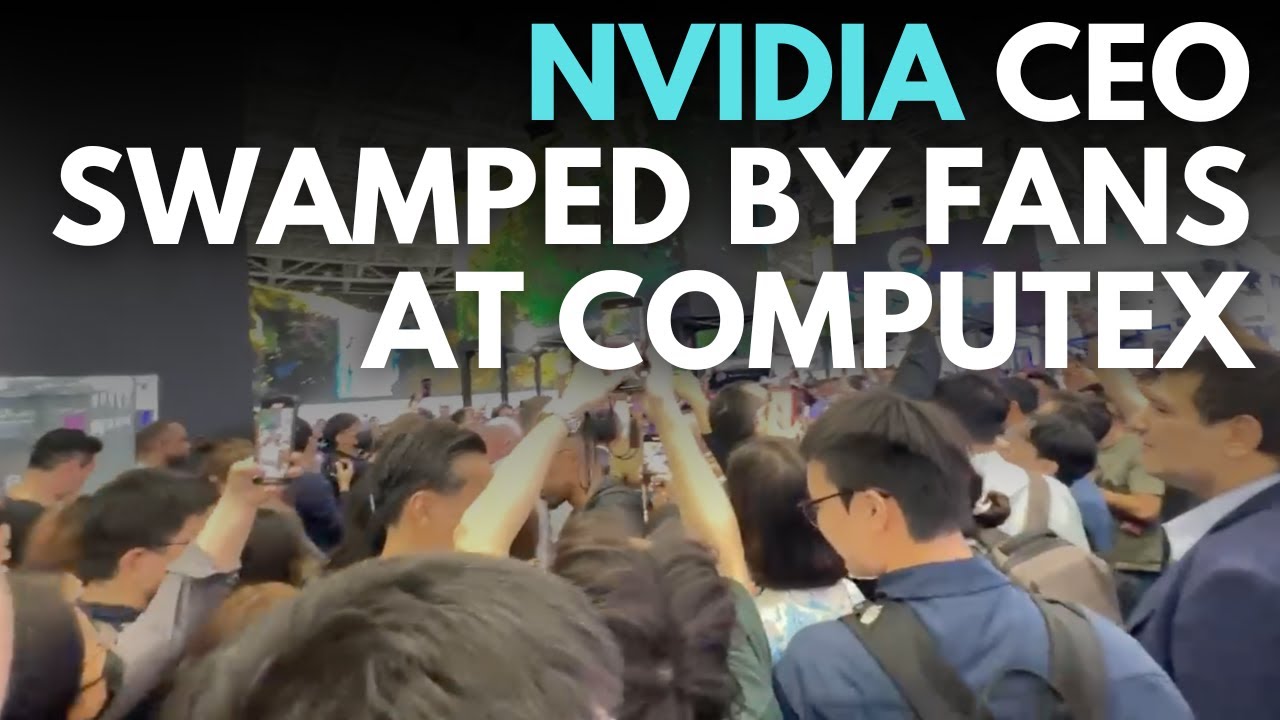 Nvidia CEO Jensen Huang attracts massive crowds at Computex 2024 - YouTube