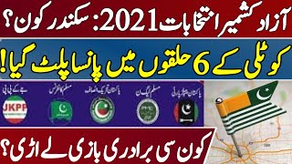 آزاد کشمیر انتخابات 2021، کوٹلی کے 6 حلقوں میں پانسا پلٹ گیا! || کون سی برادری بازی لے اڑی؟