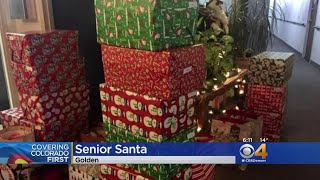 Special Santa Gives Gifts To Seniors