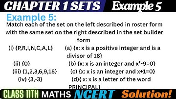 Example 5 Chapter1 Class 11 Math || Example5 Class11 Ch 1 NCERT Math || Chapter1 Example5 Class11