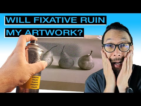 How to Use Fixative without Ruining your Artwork