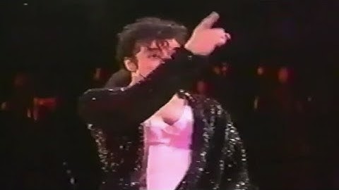Michael Jackson Dangerous Tour Live In Copenhagen Billie Jean 1992 (Full Screen) Test 1