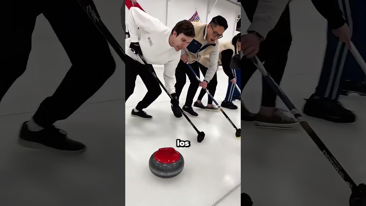 La técnica Moonwalk que utilizan los fabricantes de hielo #curling #technique
